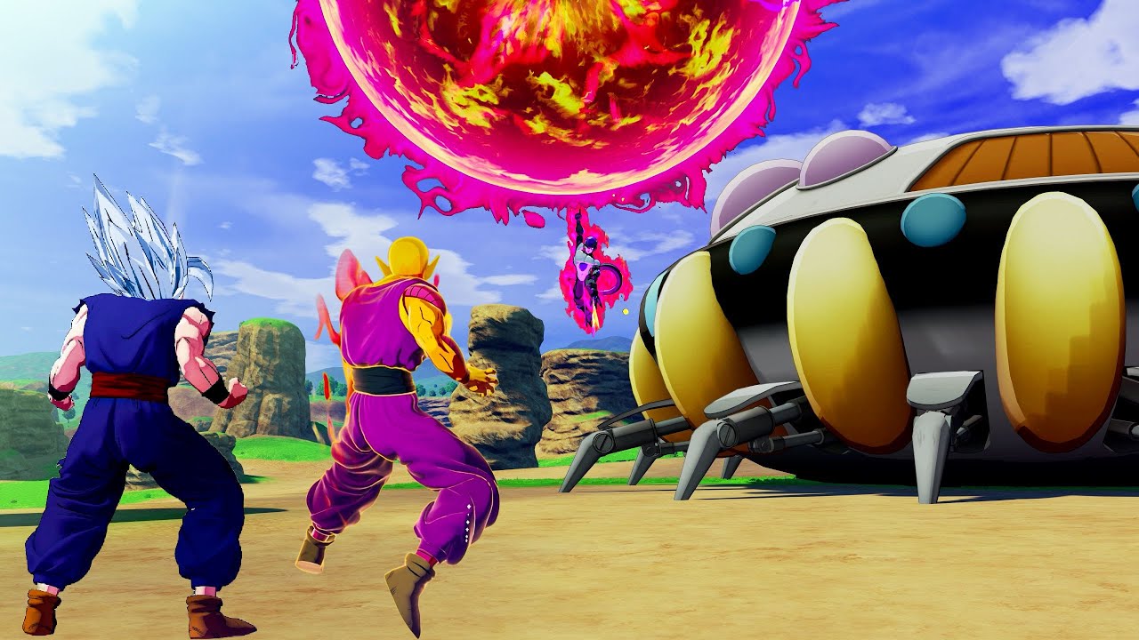 Beast Gohan & Orange Piccolo vs Black Frieza in Dragon Ball Z: Kakarot Mods