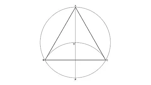 How to draw an equilateral triangle inscribed in a circle
