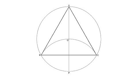 How to draw an equilateral triangle inscribed in a circle