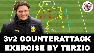 3v2 counterattack drill by Terzic!