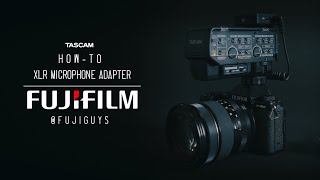 TASCAM CA-XLR2d-F - Setting Up - Fuji Guys