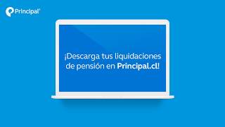 Descarga tus liquidaciones de pensión en Principal.cl screenshot 3