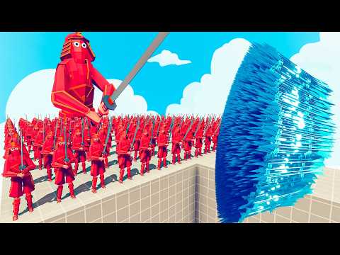 200x SAMURAI + 1x GIANT vs EVERY GOD Totally Accurate Battle Simulator TABS