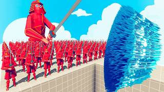 200x SAMURAI + 1x GIANT vs EVERY GOD Totally Accurate Battle Simulator TABS screenshot 3