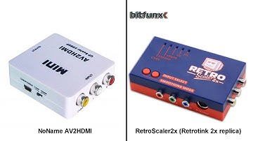 [Comparison] AV2HDMI vs RetroScaler2X via Composite