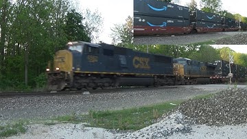 VERY VERY FAST CSX Intermodal I003 - YN3c SD70MAC #4562, ES40DC #5418 + Mid DPU ET44AH #3406