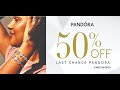 Promoção Pandora 50% OFF