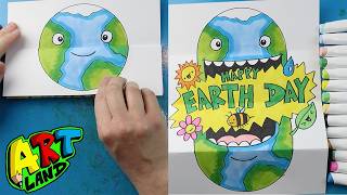 How to Draw an Earth Day Surprise Fold