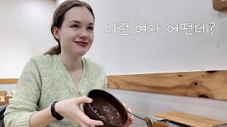 Eating all the Korean food I wanted after farming on the Korean countryside