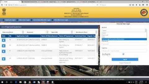 DGMS online permission renewal system-
