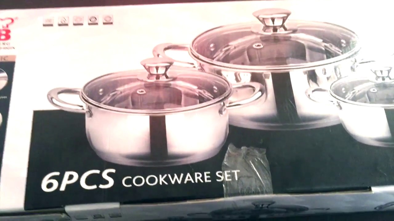 Wellberg 6 Pcs Stainless Steel Cookware Set for Rs 1599 (MRP 3499) Big Bazaar YouTube