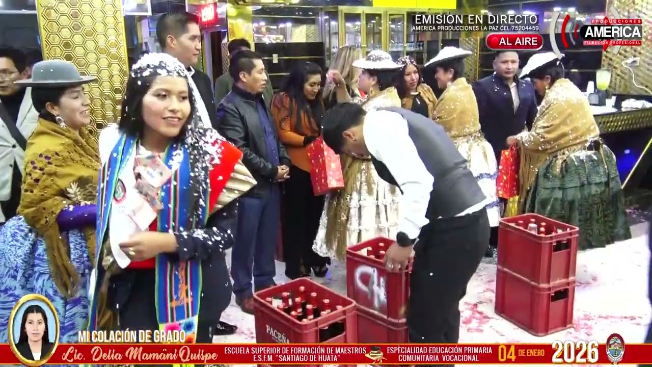 DISCO 2👩‍🎓Colación de Grado 🎓👩‍🎓Lic. Delia Mamani Quispe 🎓E.S.F.M. 