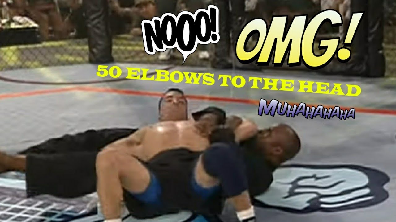 UFC 8   Gary Goodridge VS Paul Herrera 50 Elbows to the head