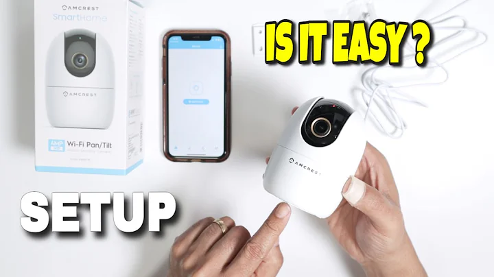 Amcrest SmartHome Camera Setup (ASH41-W)