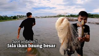 SPOT ANDALAN.!! NYARIS LEPAS IKAN BAUNG BESAR INI