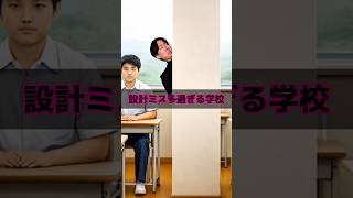 設計ミス多過ぎる学校