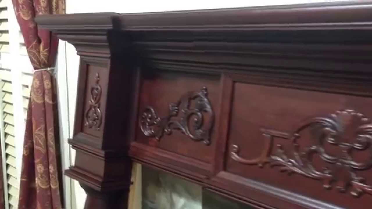 Nashville Mantel Stain Grade Poplar With Rich Cherry Finish YouTube