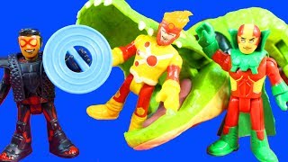 Imaginext DC Super Friends Series 3 Blind Bags Vibe Mister Miracle Batman Justice League Tryouts