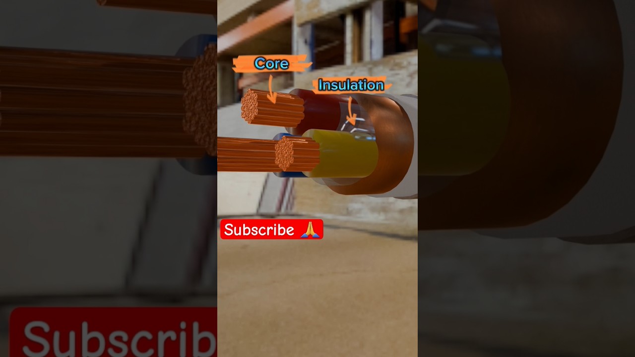 Different parts of Underground Cables 