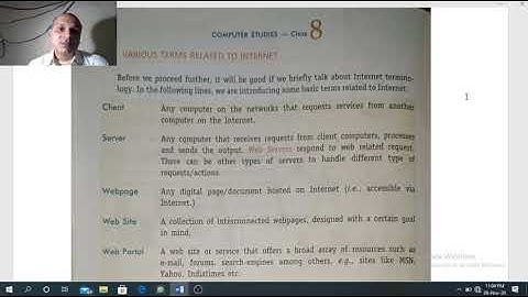 ICSE class 8 computer studies, More on Networks (part 1)