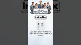 Intelix INT-HDX100-RXWP HDMI HDBaseT Recessed Face Wall Plate Receiver