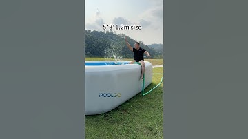 IPOOLGO and turn your backyard into a private paradise 🏊 Choose your perfect inflatable pool size
