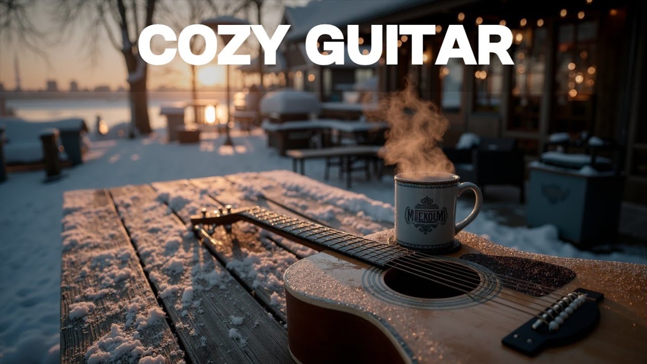 Acoustic Guitar Jazz ~ Зимнее Кафе Утро ~ Теплая Безмятежная Инструментальная Чиллаут Гармония