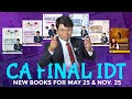 Complete IDT Study Package for May &amp; Nov 2025 Exams – Books, Batches &amp; More! | #cafinal #books