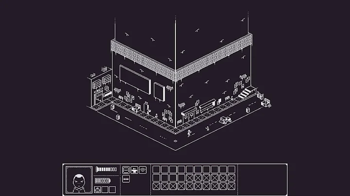 Pixel art Isometric ''Street'' (1-Bit Timelapse)