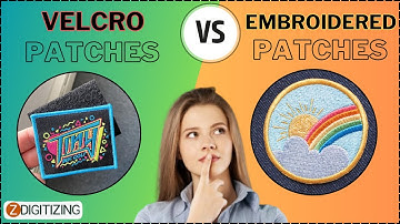 Velcro Patch Vs Embroidered Patch: Which one is better? || Zdigitizing