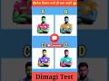 हार्दिक पांड्या का कलर कैसा था | What was Hardik Pandya's colour | Dimagi Test 🤔 #viral #ytshort