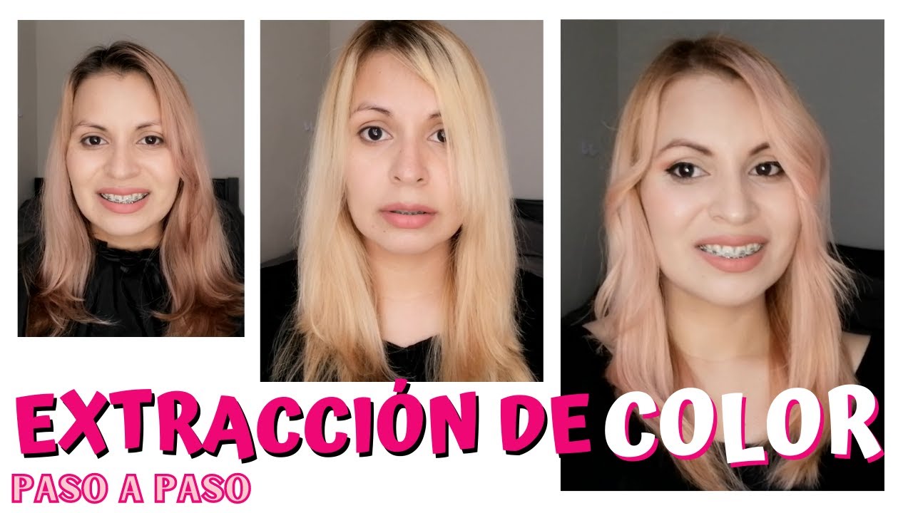 👉💁‍♀️ CÓMO HACER UNA EXTRACCIÓN DE COLOR EN CASA | PASO A PASO - YouTube