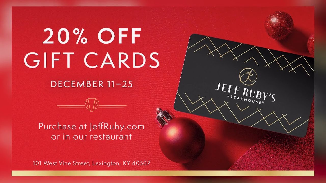 Jeff Ruby's Steakhouse holiday offerings - YouTube