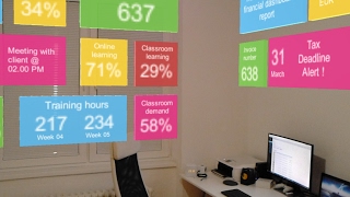Microsoft Hololens dashboards