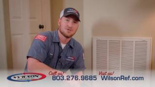 Wilson Club Series | How to Change your Standard Air Filter | Wilson Refrigeration and AC Service
