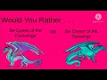 Wings of Fire Would You Rather!