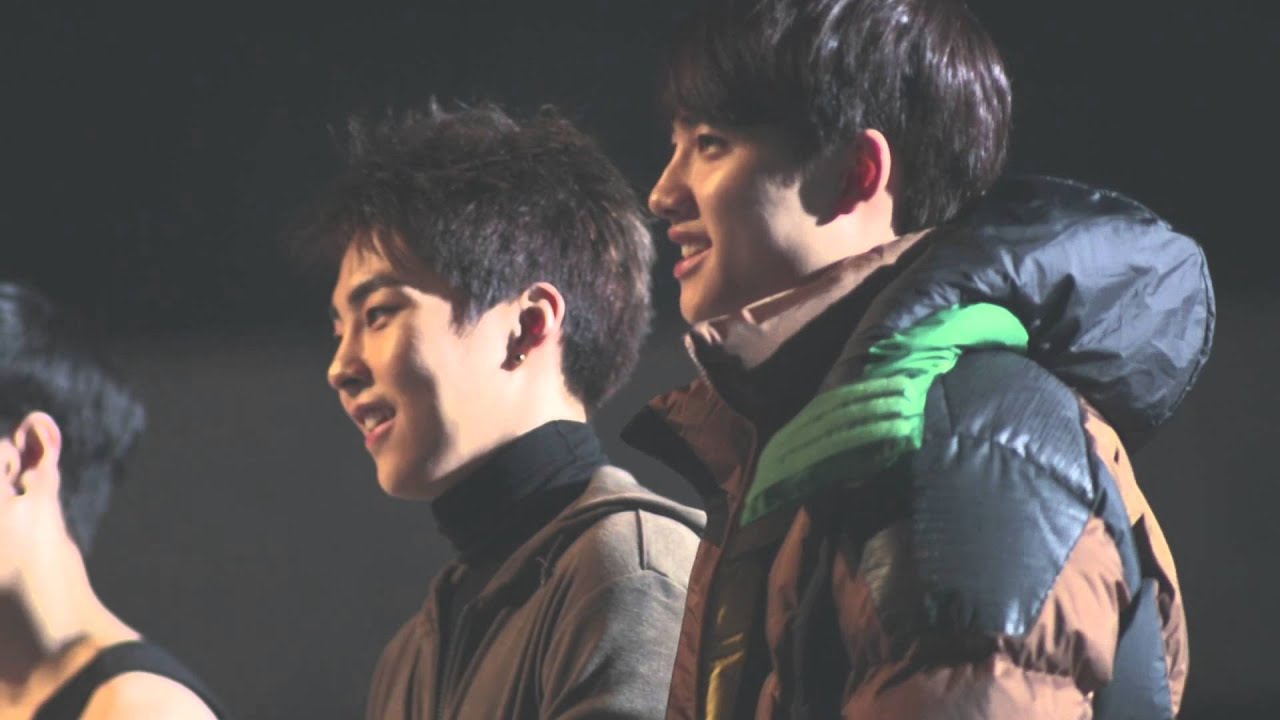 엑소의 다운재킷 광고 메이킹 안타티카 vs 뉴벤텀 | 코오롱스포츠 광고 촬영현장