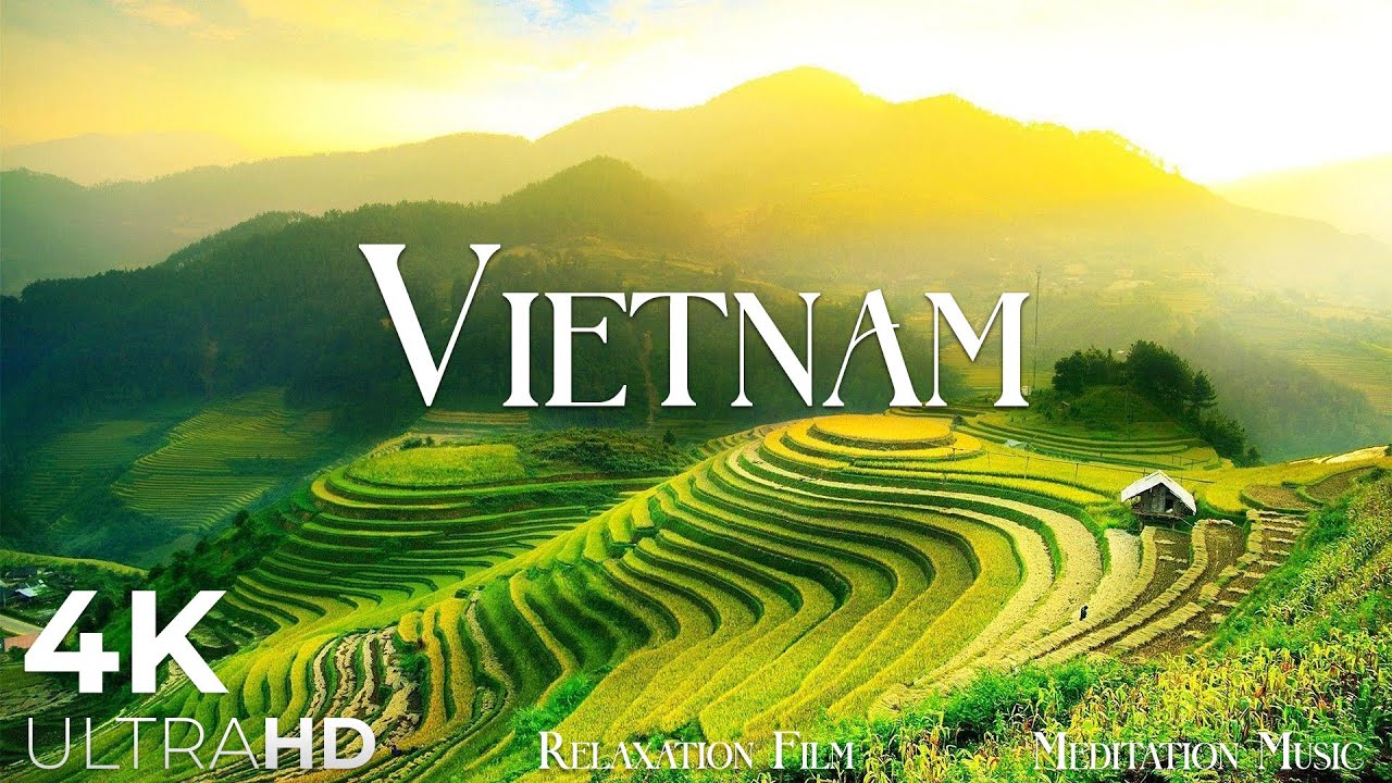 Vietnam 4K Relaxation Film - Nature of Asia - Meditation Relaxing Music