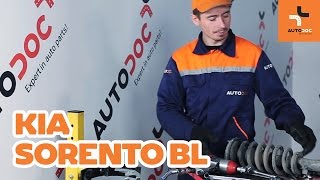 front and rear Shock absorbers installation KIA SORENTO: video manual