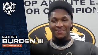 Luther Burden III feels he's a perfect fit on offense | Chicago Bears