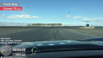 Drew Brown C6 Z06 1:51 Buttonwillow Raceway CW13