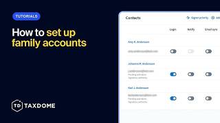 How to setup family accounts