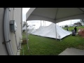 Theater tents setup time lapse