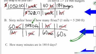 Dimensional Analysis Part 2