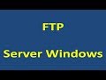 How to setup an FTP Server in Windows | FTP Server how to