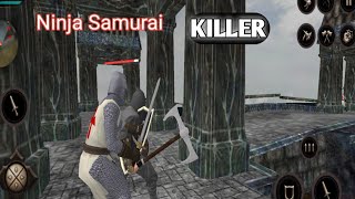 Ninja Samurai Assassin Hero - Black Ninja Vs Red Star Enemies - Gameplay screenshot 1