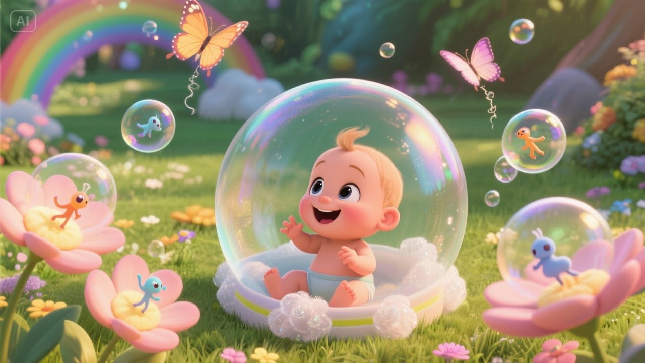 The Magic Bubble Parade | Enchanting Kids Song | Fun Bubble Adventure Rhyme