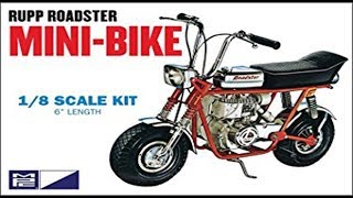 Rupp Roadster Mini Bike Kit 1:8 Scale MPC  #849  -Model Kit Review