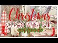 CHRISTMAS CLEAN WITH ME and DECORATE/CHRISTMAS DECORATING 2020/CLEANING MOTIVATION/ROBIN LANE LOWE