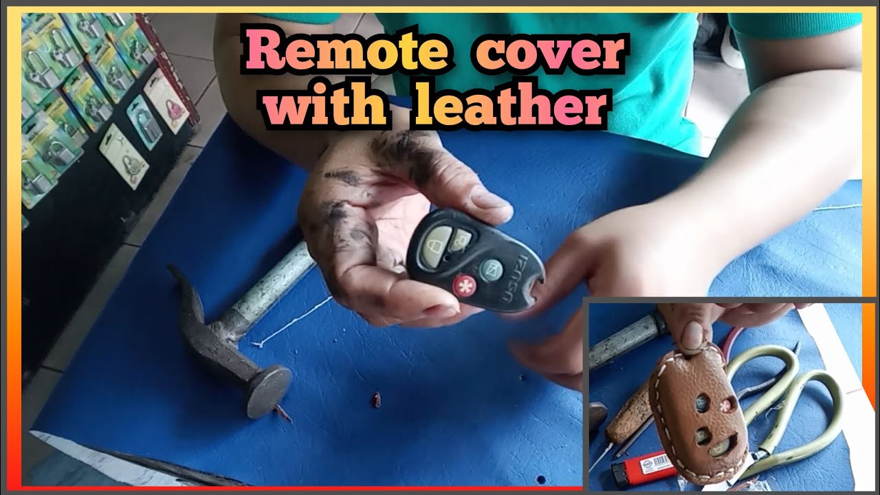 How to cover a car's remote control.. YouTube